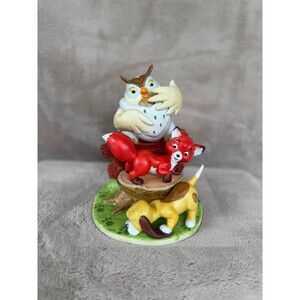 Vintage Disney Collection Fox and the Hound Figurine Magic Memories NIB Ltd Ed
